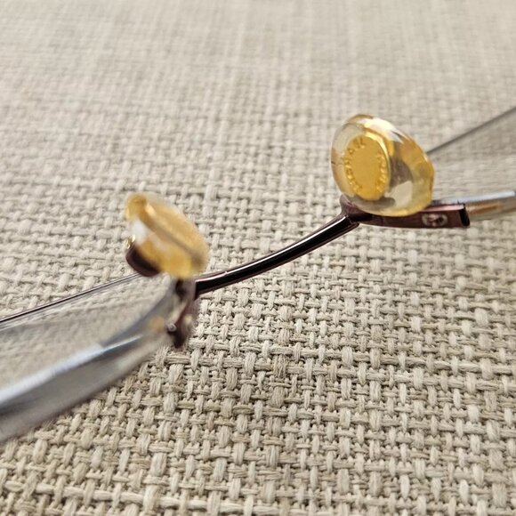 Michael Kors Women Eyeglasses Frame Half Rim Glasses Purple Tone MK312 210 Frame - Picture 10 of 12